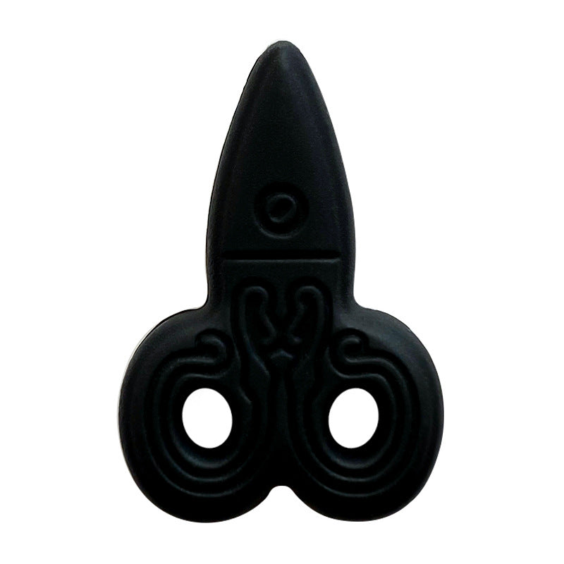 Wholesale 10PCS Creative Scissors DIY Silicone Beads